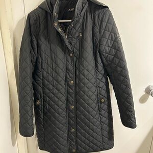 Ralph Lauren Black Quilted Puffer Jacket